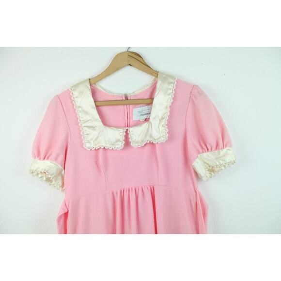 Vintage XS Nightgown Babydoll Regency Princess 60s Coquette Grannycore Cottage - Picture 2 of 9
